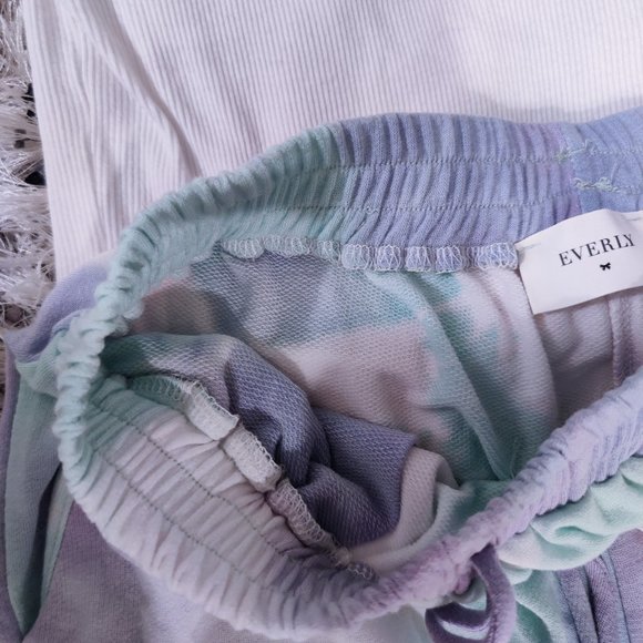 Breezy Freestyle Pocketed Tie Dye Knit Joggers - Picture 8 of 9